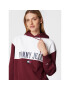 Tommy Jeans Суитшърт Archive DW0DW14345 Бордо Relaxed Fit - Pepit.bg