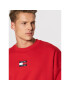 Tommy Jeans Суитшърт Badge Crew DM0DM10911 Червен Regular Fit - Pepit.bg