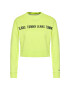 Tommy Jeans Суитшърт Cropped Tape Crew DW0DW09793 Зелен Regular Fit - Pepit.bg