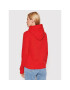 Tommy Jeans Суитшърт Essential Logo DW0DW12650 Червен Regular Fit - Pepit.bg