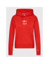 Tommy Jeans Суитшърт Essential Logo DW0DW12650 Червен Regular Fit - Pepit.bg