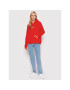Tommy Jeans Суитшърт Essential Logo DW0DW12723 Червен Regular Fit - Pepit.bg
