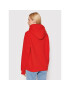 Tommy Jeans Суитшърт Essential Logo DW0DW12723 Червен Regular Fit - Pepit.bg
