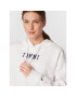 Tommy Jeans Суитшърт Essential Logo DW0DW14327 Бял Relaxed Fit - Pepit.bg