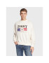 Tommy Jeans Суитшърт Luxe DM0DM15717 Екрю Regular Fit - Pepit.bg