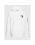 Tommy Jeans Суитшърт Peace Smiley DW0DW11466 Бял Oversize - Pepit.bg