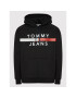 Tommy Jeans Суитшърт Reflective Flag DM0DM07410 Черен Relaxed Fit - Pepit.bg