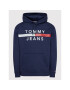 Tommy Jeans Суитшърт Reflective Flag DM0DM07410 Тъмносин Regular Fit - Pepit.bg