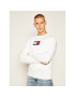 Tommy Jeans Суитшърт Small Flag DM0DM08488 Бял Regular Fit - Pepit.bg