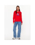 Tommy Jeans Суитшърт Star DW0DW17690 Червен Regular Fit - Pepit.bg