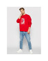 Tommy Jeans Суитшърт Tjm Basketball DM0DM10661 Червен Relaxed Fit - Pepit.bg