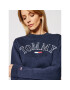 Tommy Jeans Суитшърт Tjw Crop College Logo DW0DW09792 Тъмносин Regular Fit - Pepit.bg