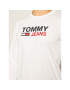 Tommy Jeans Тениска с дълъг ръкав Corp Logo Tee DM0DM09487 Бял Regular Fit - Pepit.bg