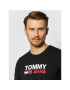 Tommy Jeans Тениска с дълъг ръкав Corp Logo Tee DM0DM09487 Черен Regular Fit - Pepit.bg