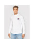 Tommy Jeans Тениска с дълъг ръкав Tjm Badge Mock Neck DM0DM10281 Бял Regular Fit - Pepit.bg