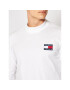 Tommy Jeans Тениска с дълъг ръкав Tjm Badge Mock Neck DM0DM10281 Бял Regular Fit - Pepit.bg