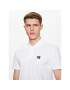 Tommy Jeans Тениска с яка и копчета Classic Badge DM0DM16224 Бял Regular Fit - Pepit.bg