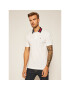 Tommy Jeans Тениска с яка и копчета Flag Neck DM0DM06576 Бял Regular Fit - Pepit.bg