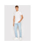 Tommy Jeans Тениска с яка и копчета Solid Stretch DM0DM12219 Бял Regular Fit - Pepit.bg