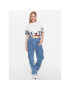 Tommy Jeans Тишърт Archive 2 DW0DW15460 Бял Oversize - Pepit.bg