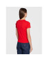 Tommy Jeans Тишърт Baby Serif Linear DW0DW14364 Червен Slim Fit - Pepit.bg