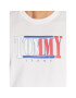 Tommy Jeans Тишърт Centered Logo DM0DM14982 Бял Regular Fit - Pepit.bg