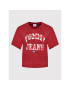 Tommy Jeans Тишърт Classic Collage DW0DW11928 Бордо Regular Fit - Pepit.bg