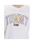 Tommy Jeans Тишърт College Pop DM0DM16401 Бял Regular Fit - Pepit.bg