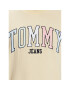 Tommy Jeans Тишърт College Pop DM0DM16401 Жълт Regular Fit - Pepit.bg