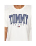 Tommy Jeans Тишърт Collegiate DM0DM12550 Бял Regular Fit - Pepit.bg