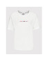 Tommy Jeans Тишърт Crop Multi Linear DW0DW10437 Бял Regular Fit - Pepit.bg