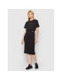Tommy Jeans Тишърт Crop Multi Linear DW0DW10437 Черен Regular Fit - Pepit.bg