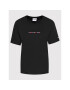 Tommy Jeans Тишърт Crop Multi Linear DW0DW10437 Черен Regular Fit - Pepit.bg