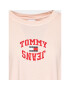 Tommy Jeans Тишърт DM0DM16227 Розов Regular Fit - Pepit.bg