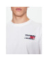 Tommy Jeans Тишърт DM0DM16408 Бял Regular Fit - Pepit.bg