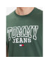 Tommy Jeans Тишърт DM0DM16831 Зелен Regular Fit - Pepit.bg