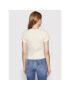 Tommy Jeans Тишърт DW0DW12604 Бежов Cropped Fit - Pepit.bg