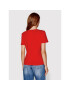 Tommy Jeans Тишърт DW0DW14616 Червен Regular Fit - Pepit.bg
