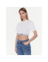 Tommy Jeans Тишърт DW0DW15167 Бял Cropped Fit - Pepit.bg