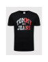 Tommy Jeans Тишърт Entry Collegiate DM0DM12421 Черен Regular Fit - Pepit.bg