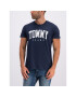 Tommy Jeans Тишърт Essential DM0DM06501 Тъмносин Regular Fit - Pepit.bg