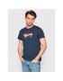 Tommy Jeans Тишърт Essential DM0DM13250 Тъмносин Regular Fit - Pepit.bg