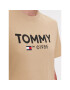 Tommy Jeans Тишърт Essential DM0DM18264 Бежов Slim Fit - Pepit.bg