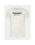 Tommy Jeans Тишърт Essential DM0DM18264 Бял Slim Fit - Pepit.bg