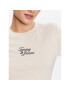 Tommy Jeans Тишърт Essential Logo DW0DW15441 Бежов Regular Fit - Pepit.bg