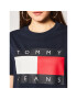 Tommy Jeans Тишърт Flag DW0DW07153 Тъмносин Regular Fit - Pepit.bg