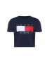 Tommy Jeans Тишърт Flag DW0DW07153 Тъмносин Regular Fit - Pepit.bg