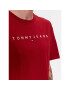 Tommy Jeans Тишърт Linear Logo DM0DM17993 Червен Regular Fit - Pepit.bg