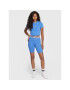 Tommy Jeans Тишърт Linear Logo DW0DW14208 Син Cropped Fit - Pepit.bg