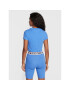 Tommy Jeans Тишърт Linear Logo DW0DW14208 Син Cropped Fit - Pepit.bg